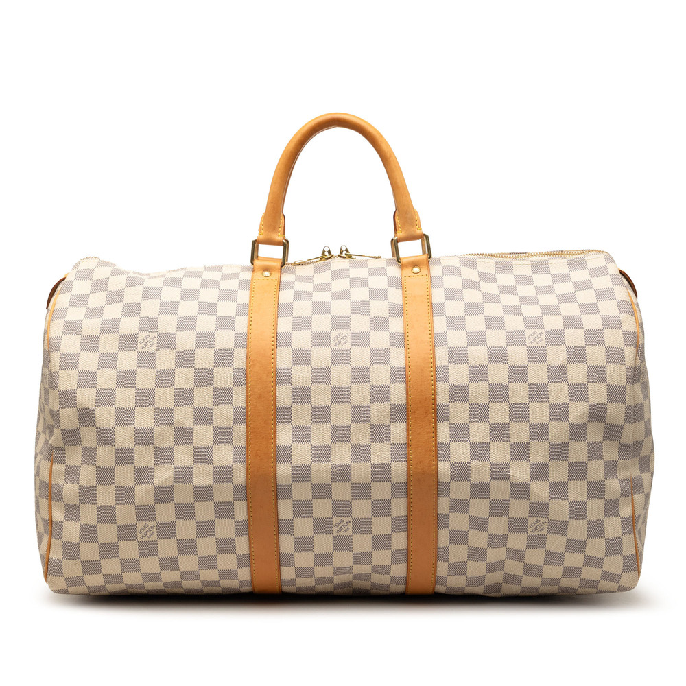 Pre-Loved Louis Vuitton Damier Azur Keepall 50 - Picture 1 of 9